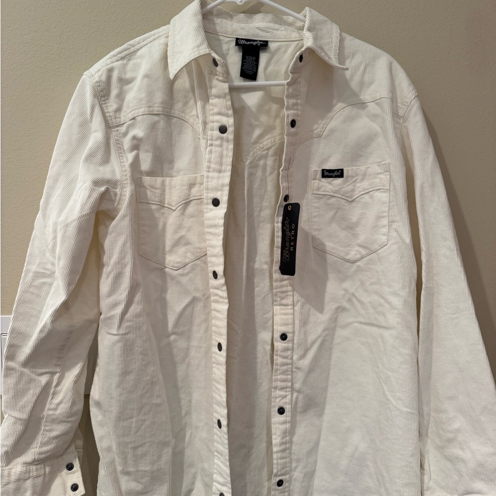 Wrangler Retro Men's Off-White Shirt Jacket
